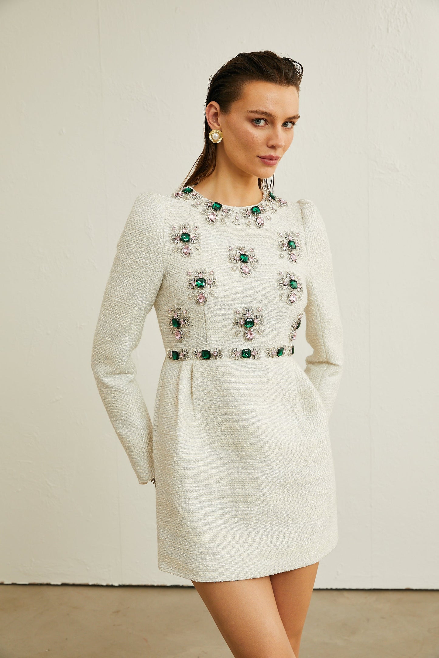 Pauline tüvit mini elbise
