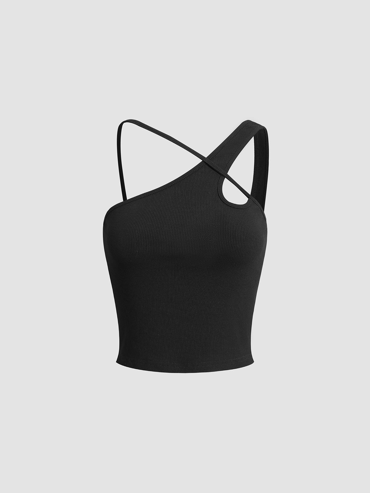 Asimetrik Halter Tank Top