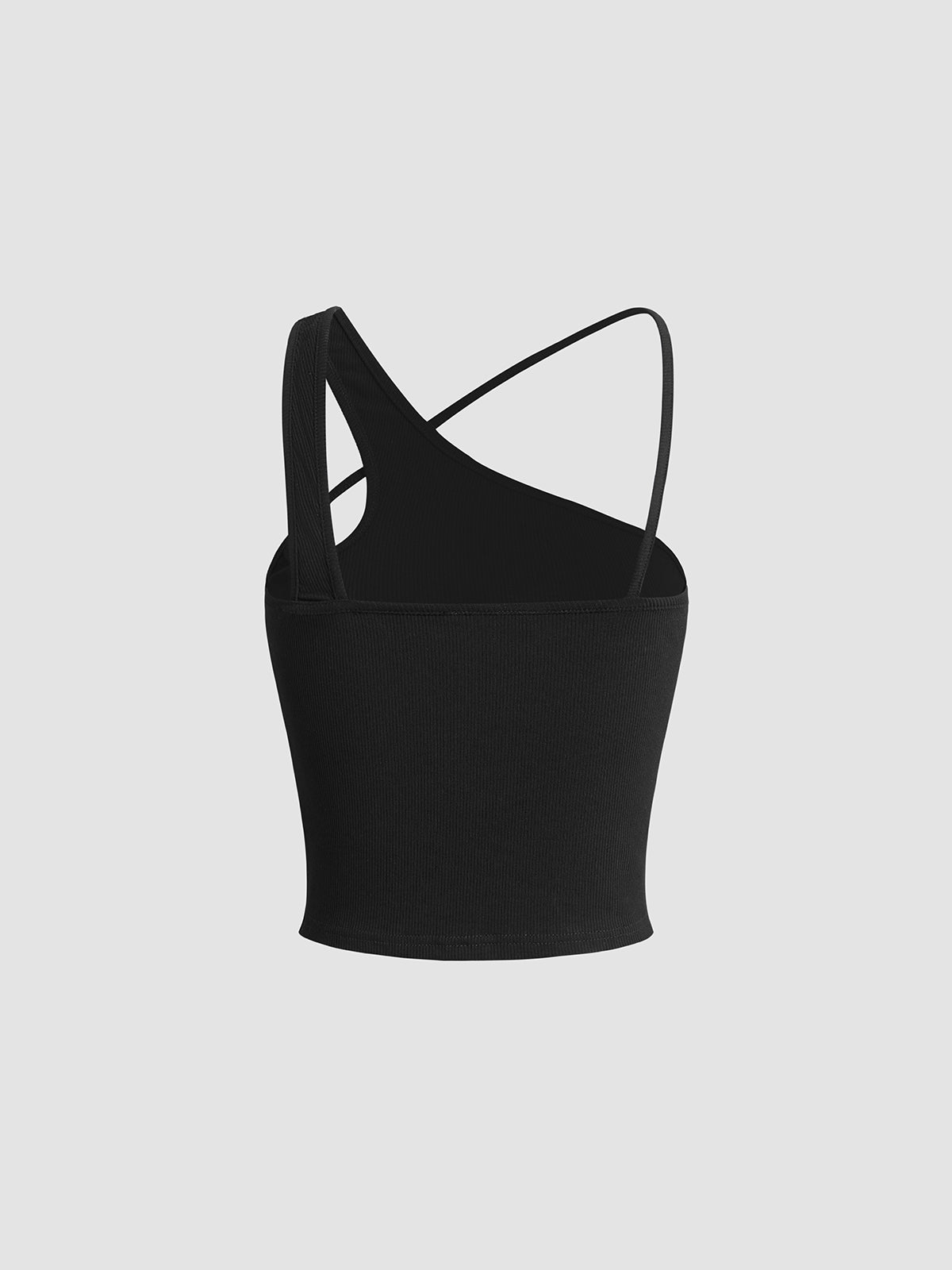 Asimetrik Halter Tank Top