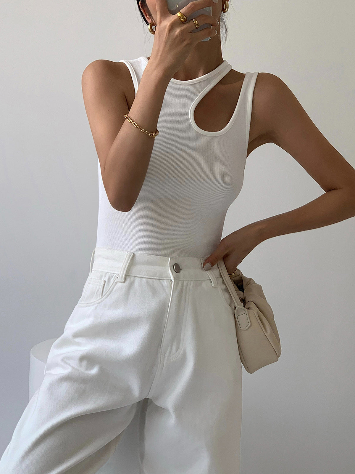 Ellis Kesikli Tank Top