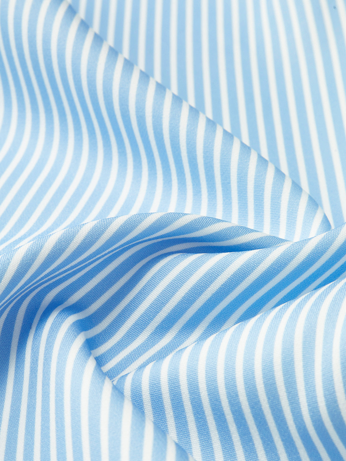 Pinstripe Geniş Paça Uzun Pantolon