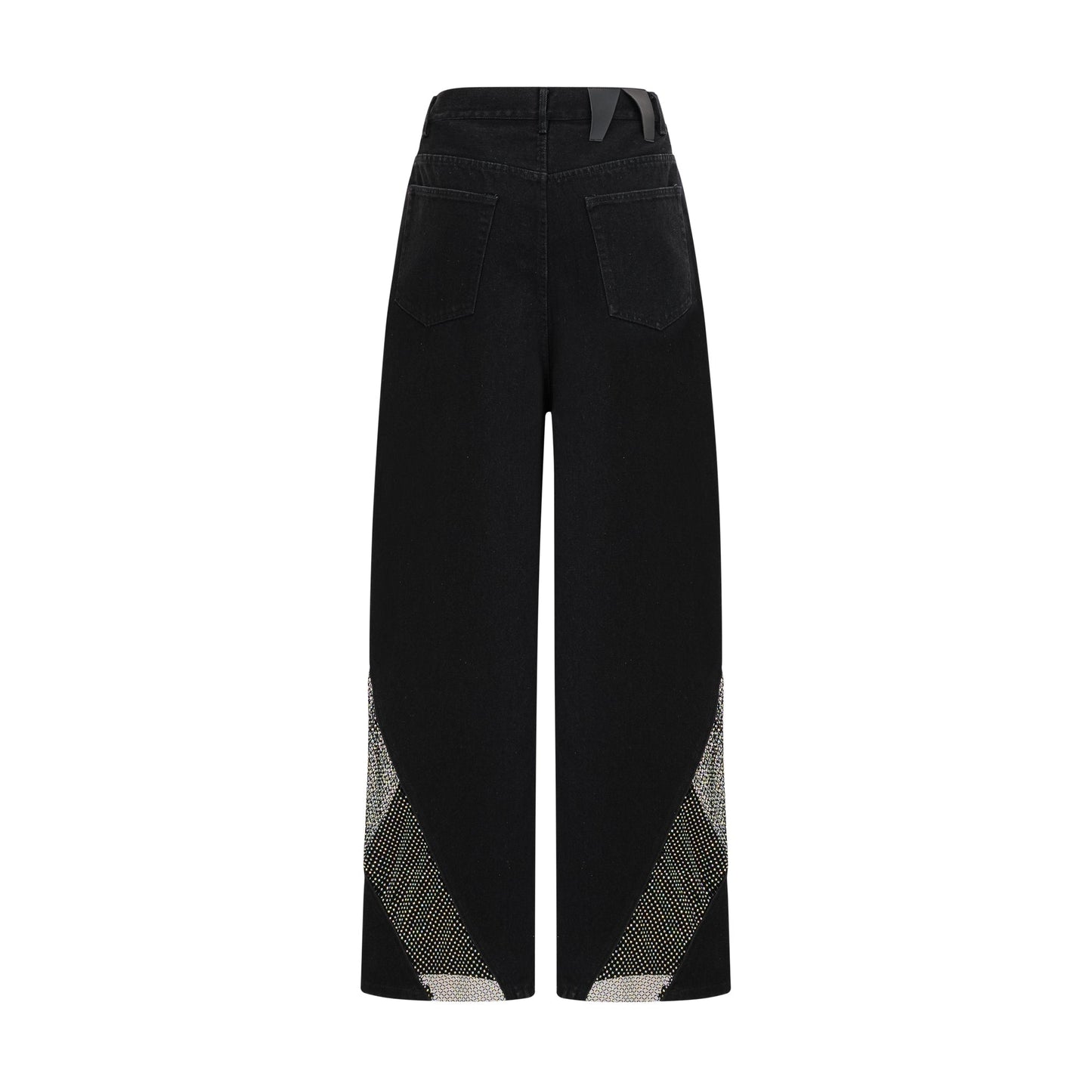 Thérèse geniş paça kot pantolon