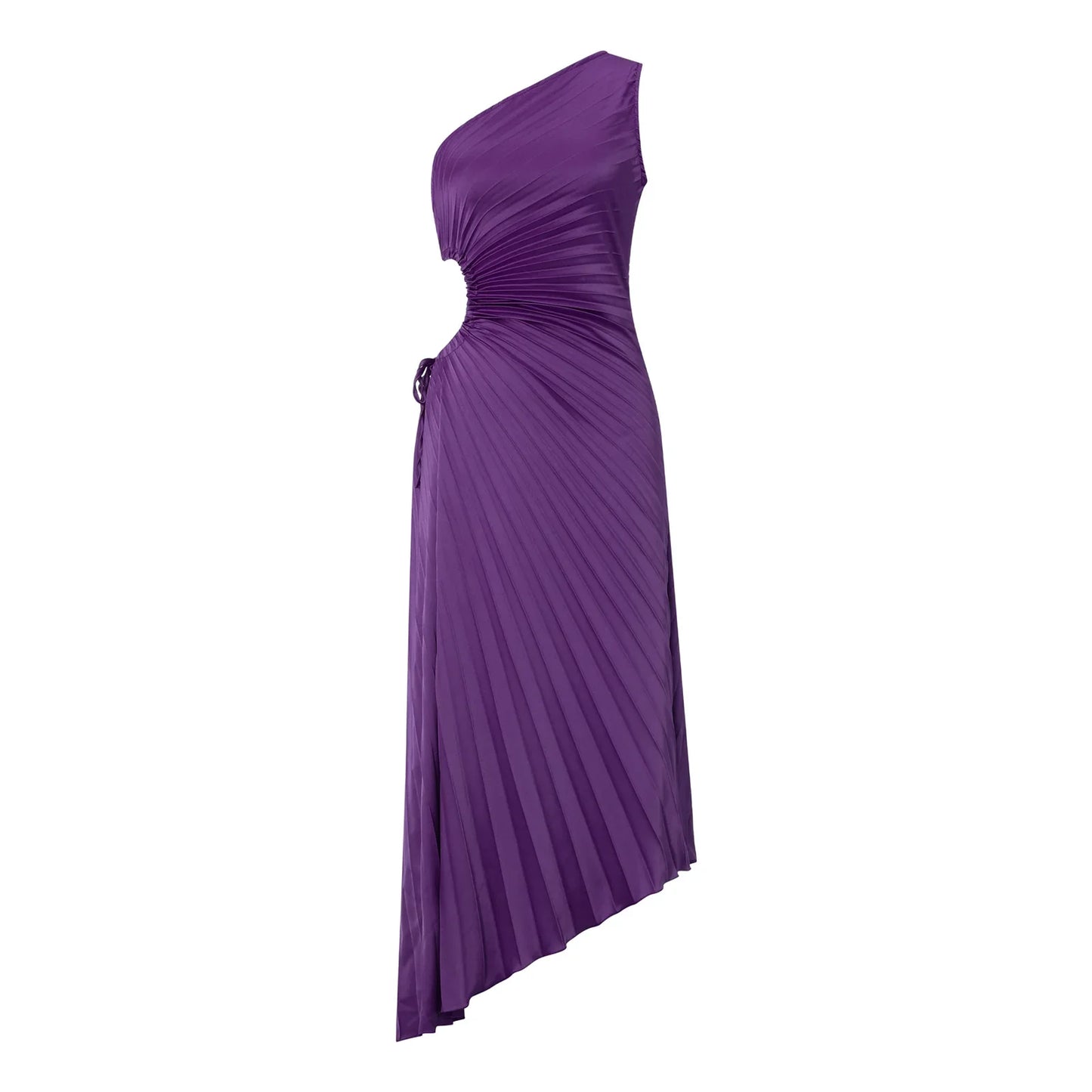 Sleeveles Pile Detay Elbise