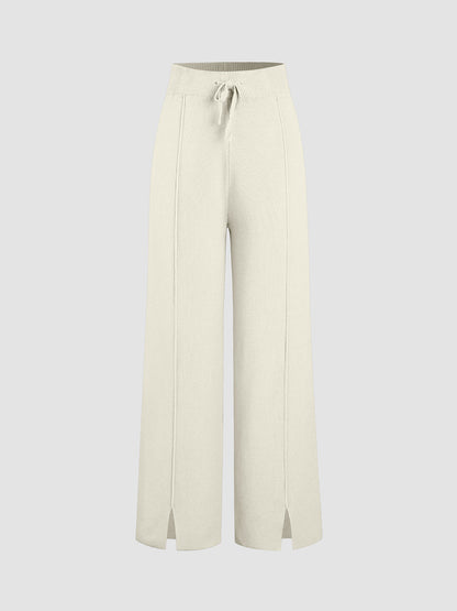 Ribanalı Mystique Geniş Paça Pantolon