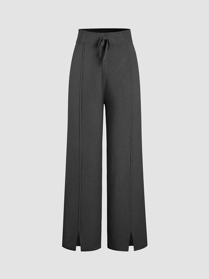 Ribanalı Mystique Geniş Paça Pantolon