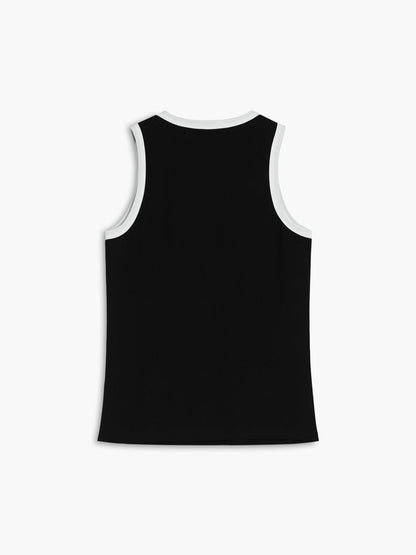 Bir Milyon Değerinde Kontrast Kesim Tank Top
