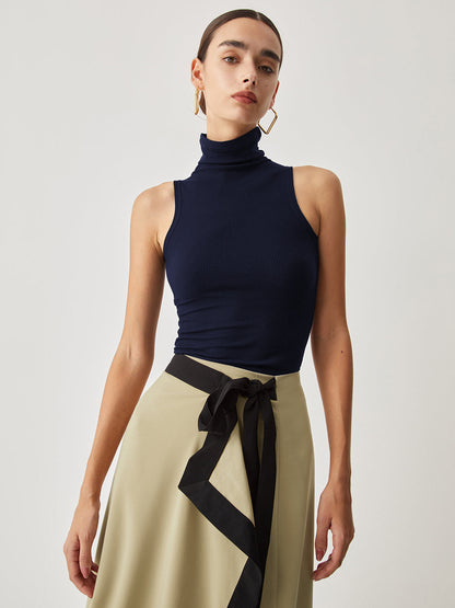 Turtleneck Kaburga Üst