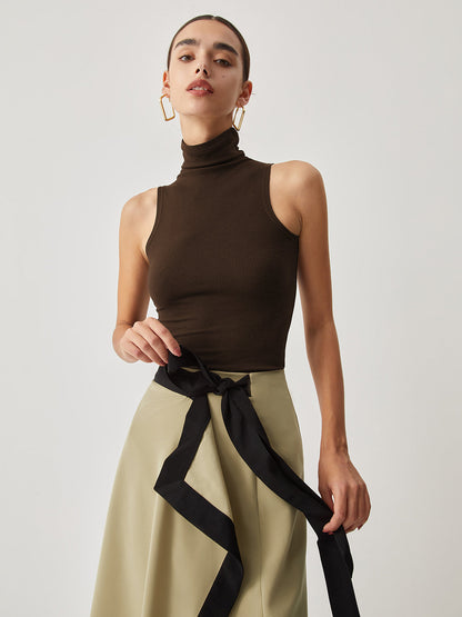 Turtleneck Kaburga Üst