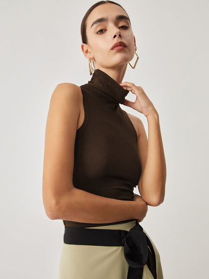 Turtleneck Kaburga Üst