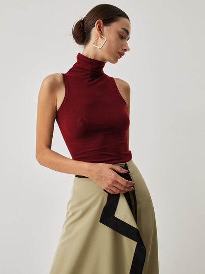 Turtleneck Kaburga Üst