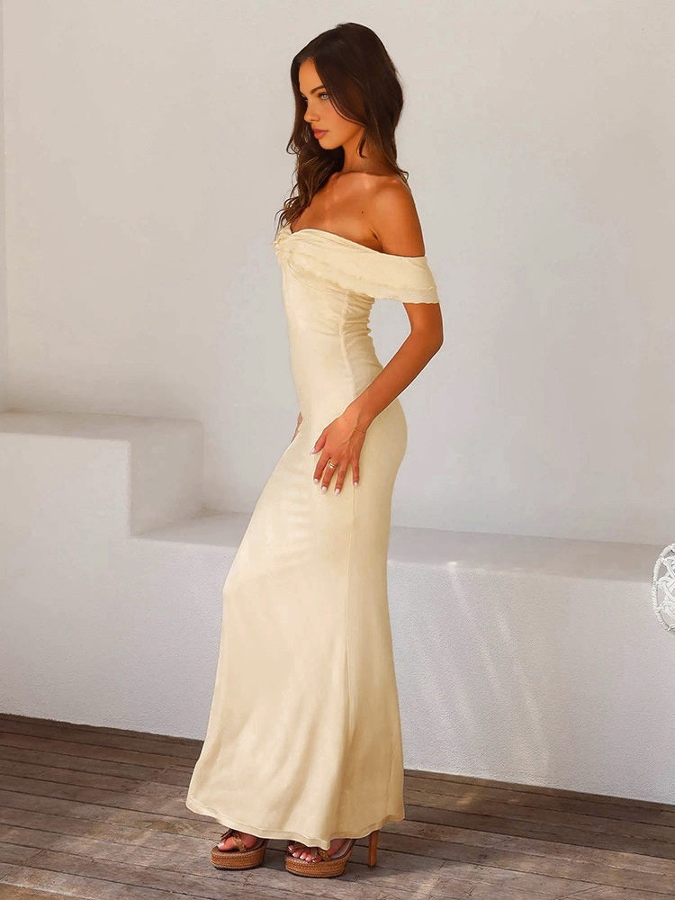 Cuff Long Elbise