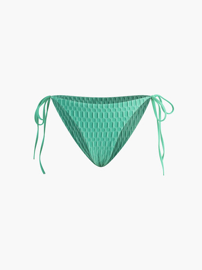 Sade Halter Bağlamalı Bikini Seti