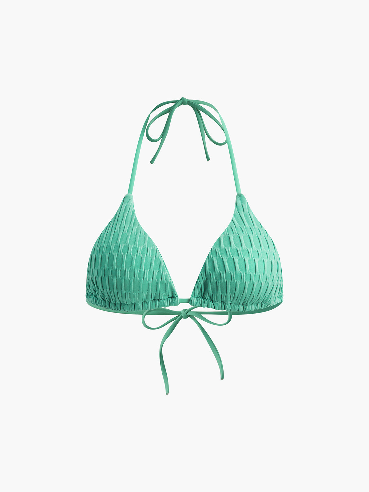 Sade Halter Bağlamalı Bikini Seti