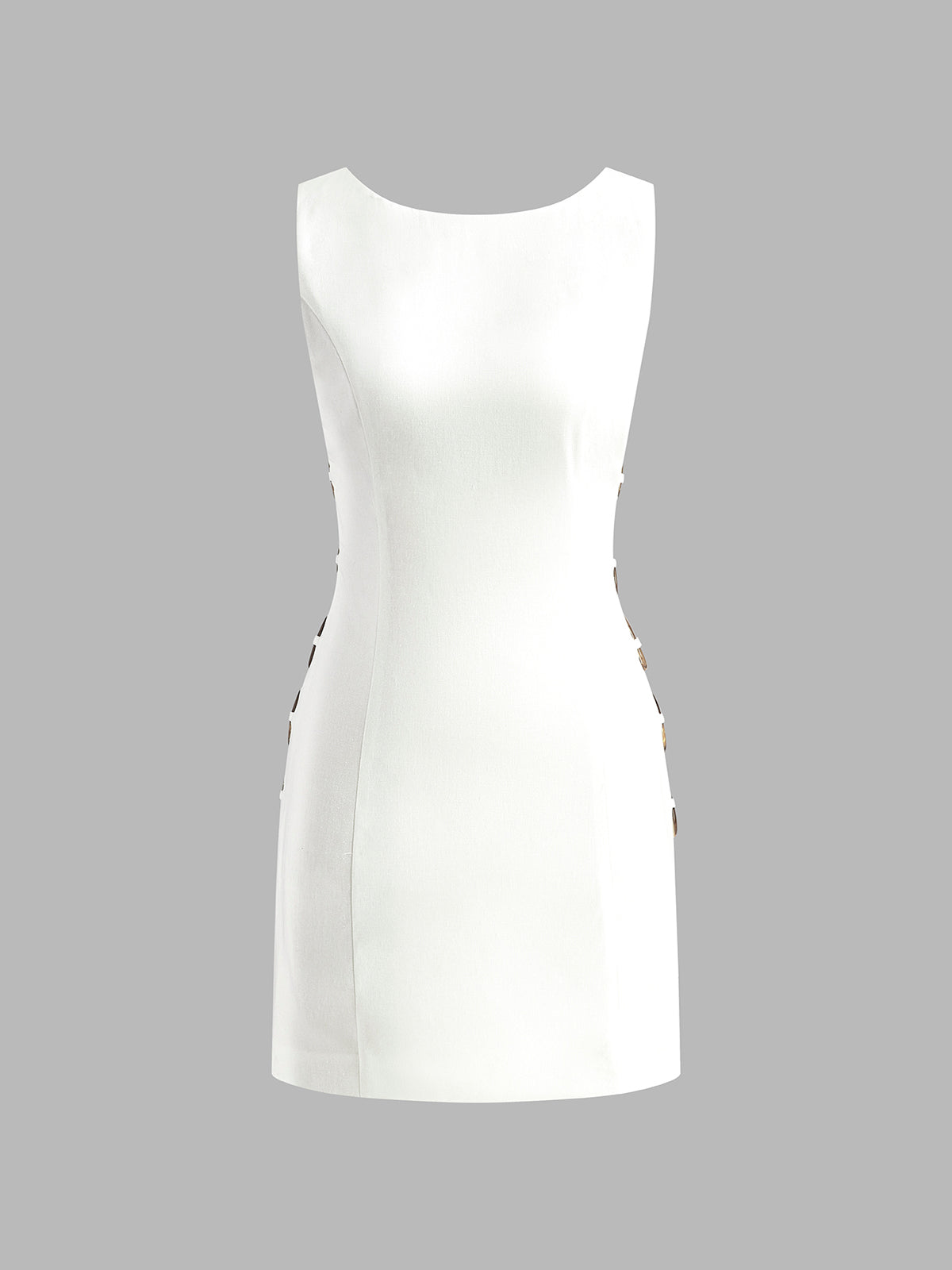 O-Ring Cutout Sleeveless Dress