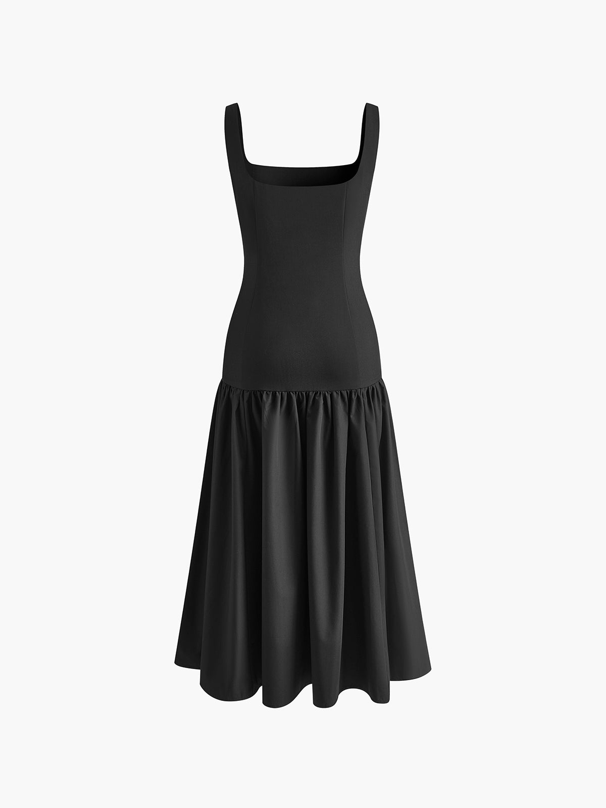 Ruffle Uzun Askılı Sundress