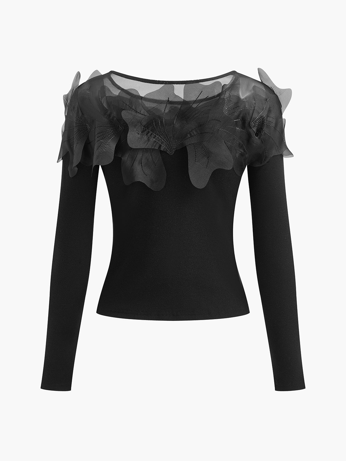 Romance Floral Dekor İnce Bluz