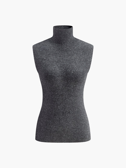 Minimalist Turtleneck Kolsuz Etek Takımı