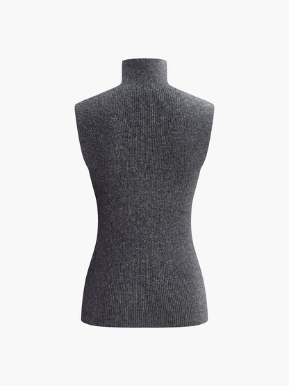 Minimalist Turtleneck Kolsuz Etek Takımı