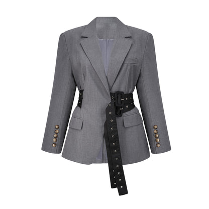 Thérèse kuşaklı blazer ceket