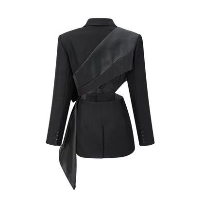 Kapuçin papyon blazer ceket