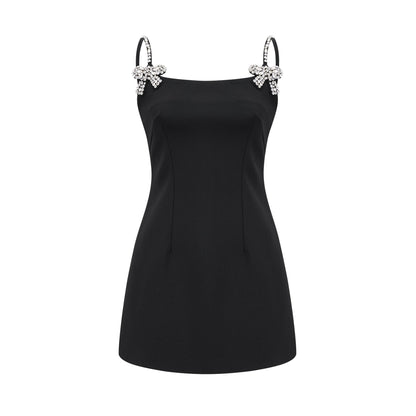 Renée fiyonklu mini elbise
