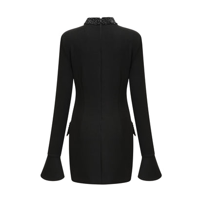 Gaëlle süsleme mini elbise