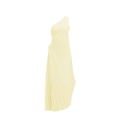 Sleeveles Pile Detay Elbise