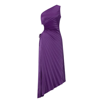 Sleeveles Pile Detay Elbise
