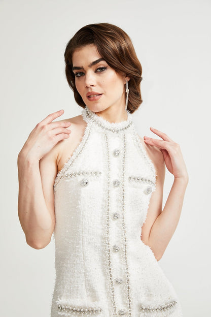 Philomène mini elbise